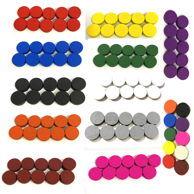 Board Game Quiz - 50 adet 15*5 MM 11 Renk