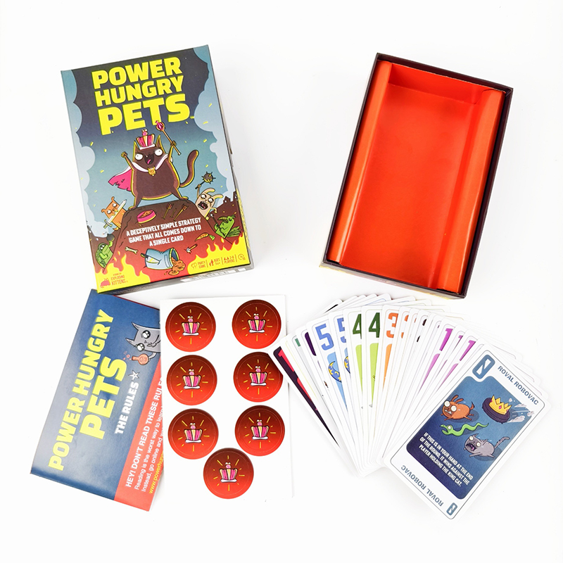 Board Game Quiz - Güç Aç Evcil Hayvanlar Kart Oyunu