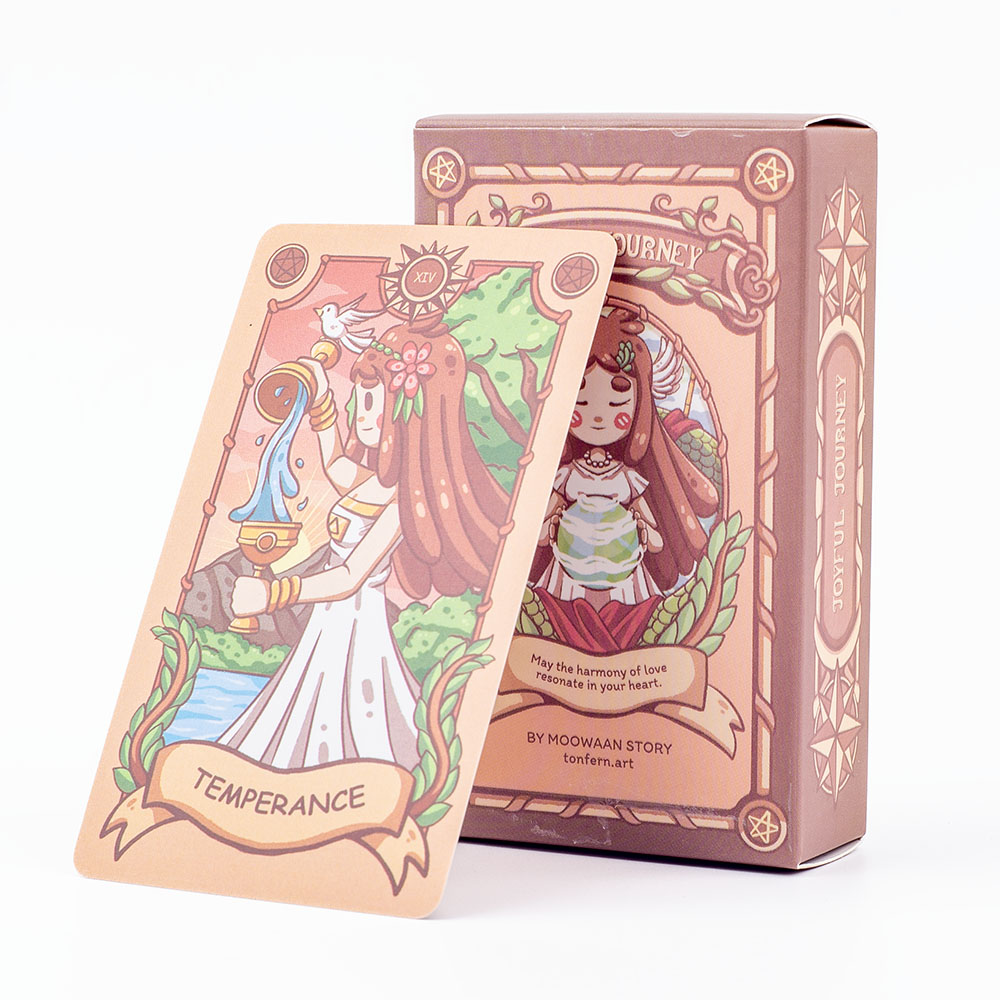 Board Game Research - Neşeli Yolculuk Tarot Destesi -78 Sevimli