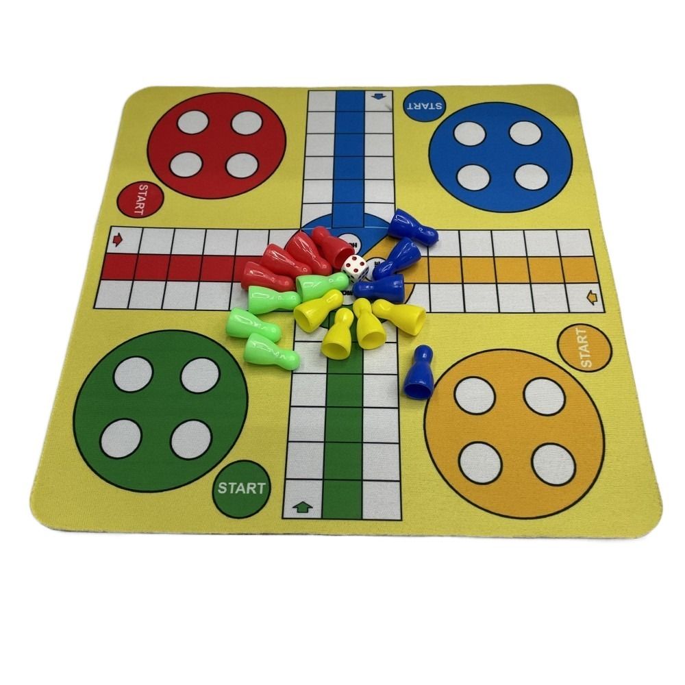 Board Game Ludo - Fare Altlığı ile Aileler İçin Uçan