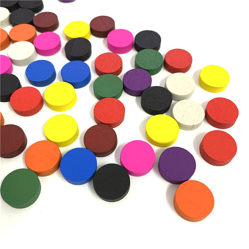 50 adet 15*5 MM 11 Renk Ahşap  - Board Game Quiz incelemesi ve fiyatı
