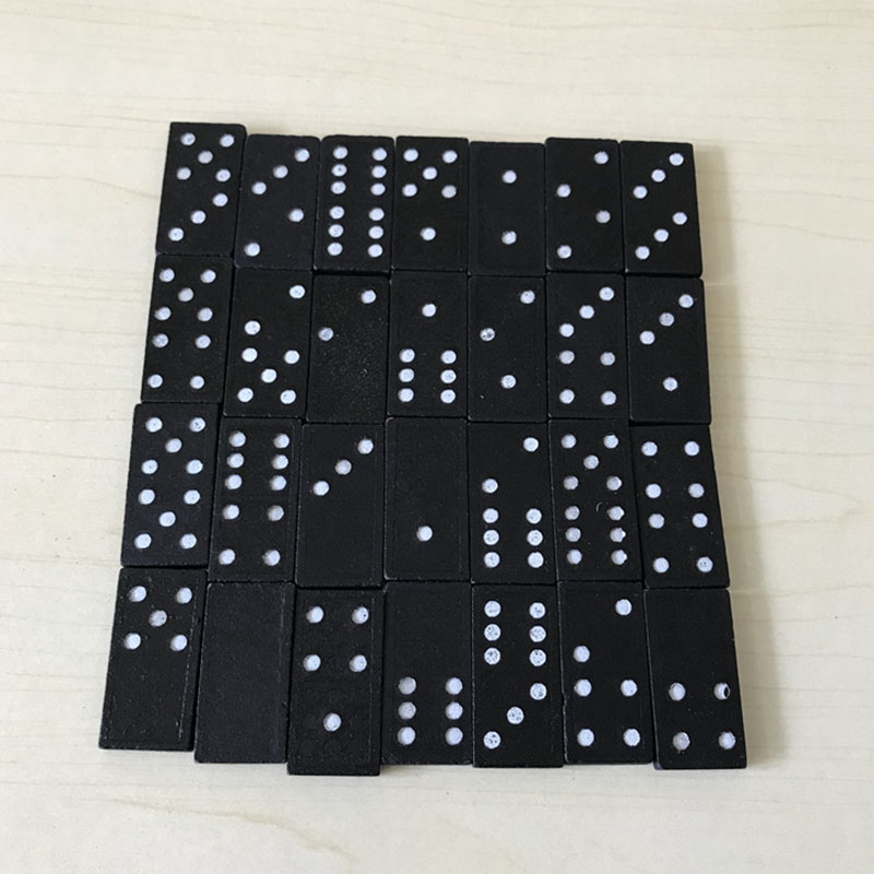 28 adet/takım ahşap Domino mas - Board Game Ludo incelemesi ve fiyatı