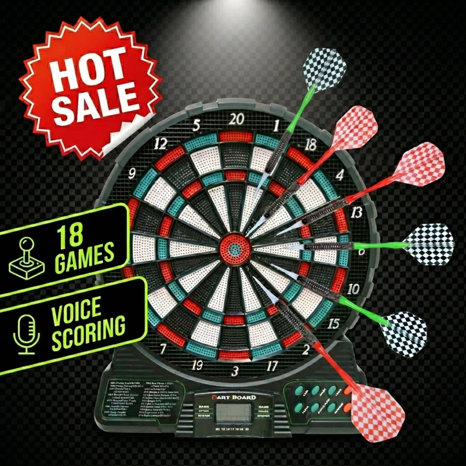 DartVibe Elektronik Dart Tahta - Board Game Ranking incelemesi ve fiyatı