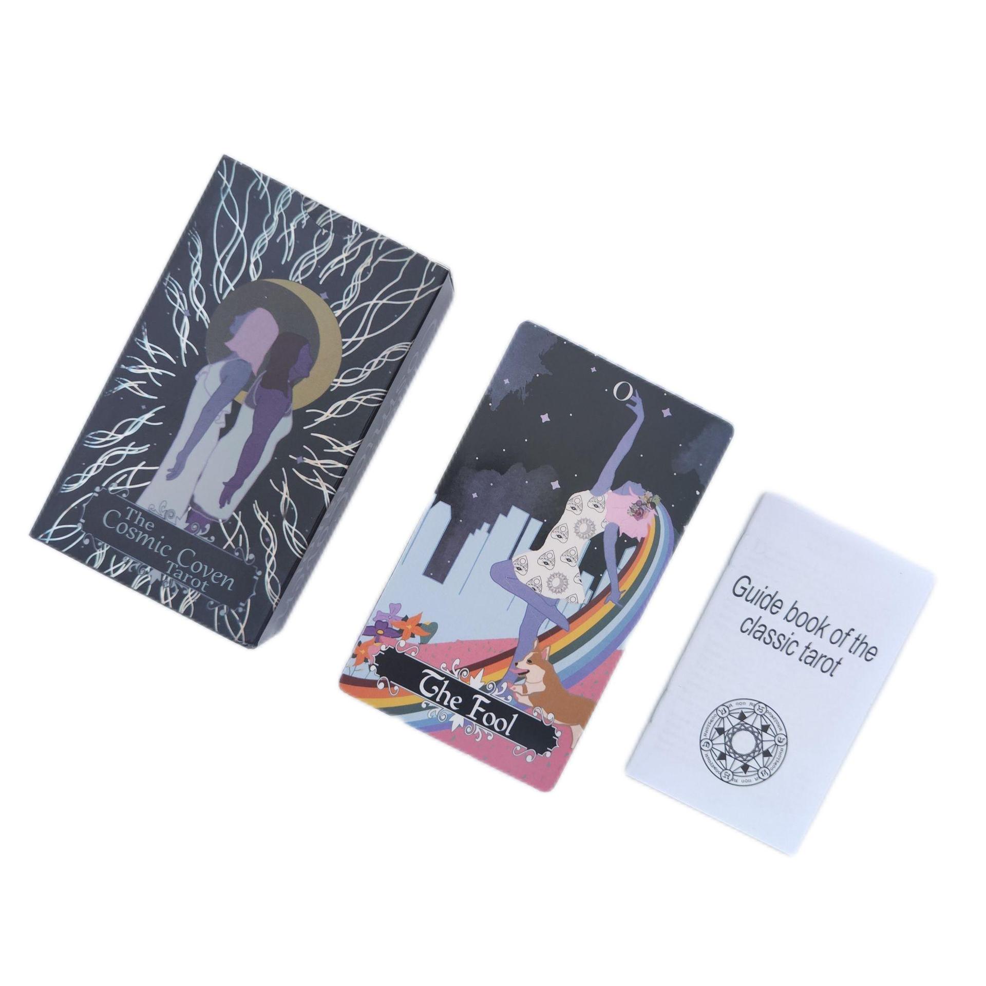 12x7cm kozmik Coven Tarot kart - Board Game Instruction incelemesi ve fiyatı