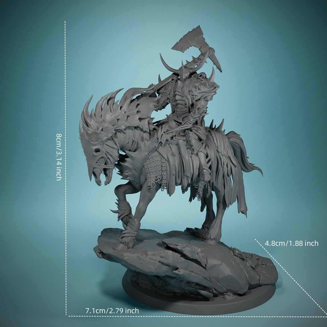 80mm Koyu Gece Ölüm Atı Kurulu - Board Game Design incelemesi ve fiyatı