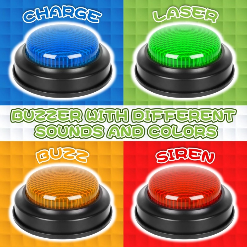 Elektronik Sınav Buzzer 4 Parç - Board Game Quiz incelemesi ve fiyatı